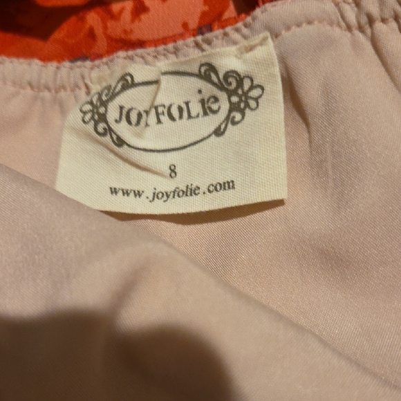 Joyfolie Floral High-Low Dress in Pink and Red - Picture 5 of 8